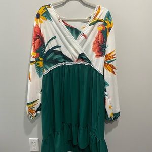 SHEIN tropical dress